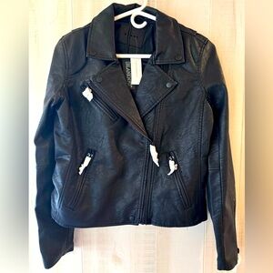 Anthropologie & Blank NYC Vegan Leather Moto